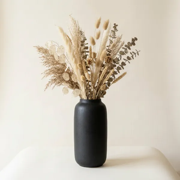 Matte Black Vase